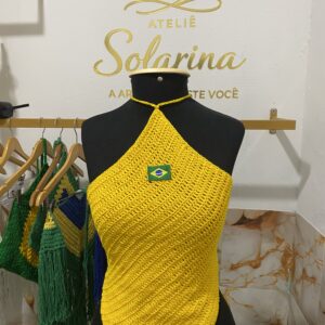 Cropped Halter Brasil